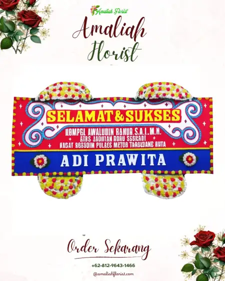 Papan Bunga Ucapan Selamat Giricahyo